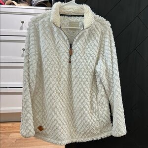 Simply Southern Cream Sherpa Pullover